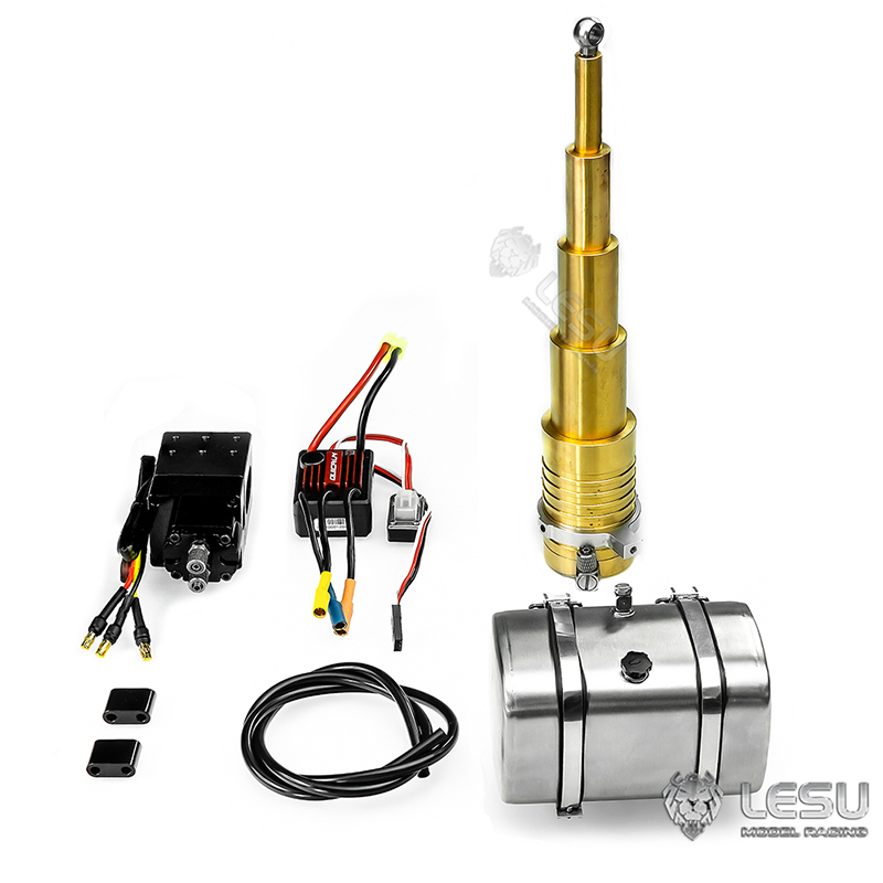 Hydraulic Car Lift - Sistema hidráulico 1/14 LESU caminhão cilindro