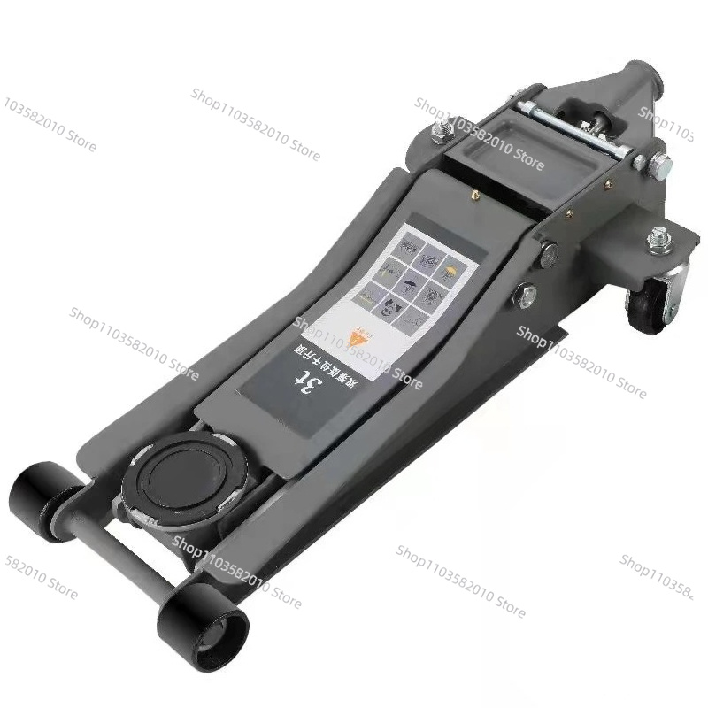 Hydraulic Car Lift - Macaco Hidráulico de Chão de Perfil