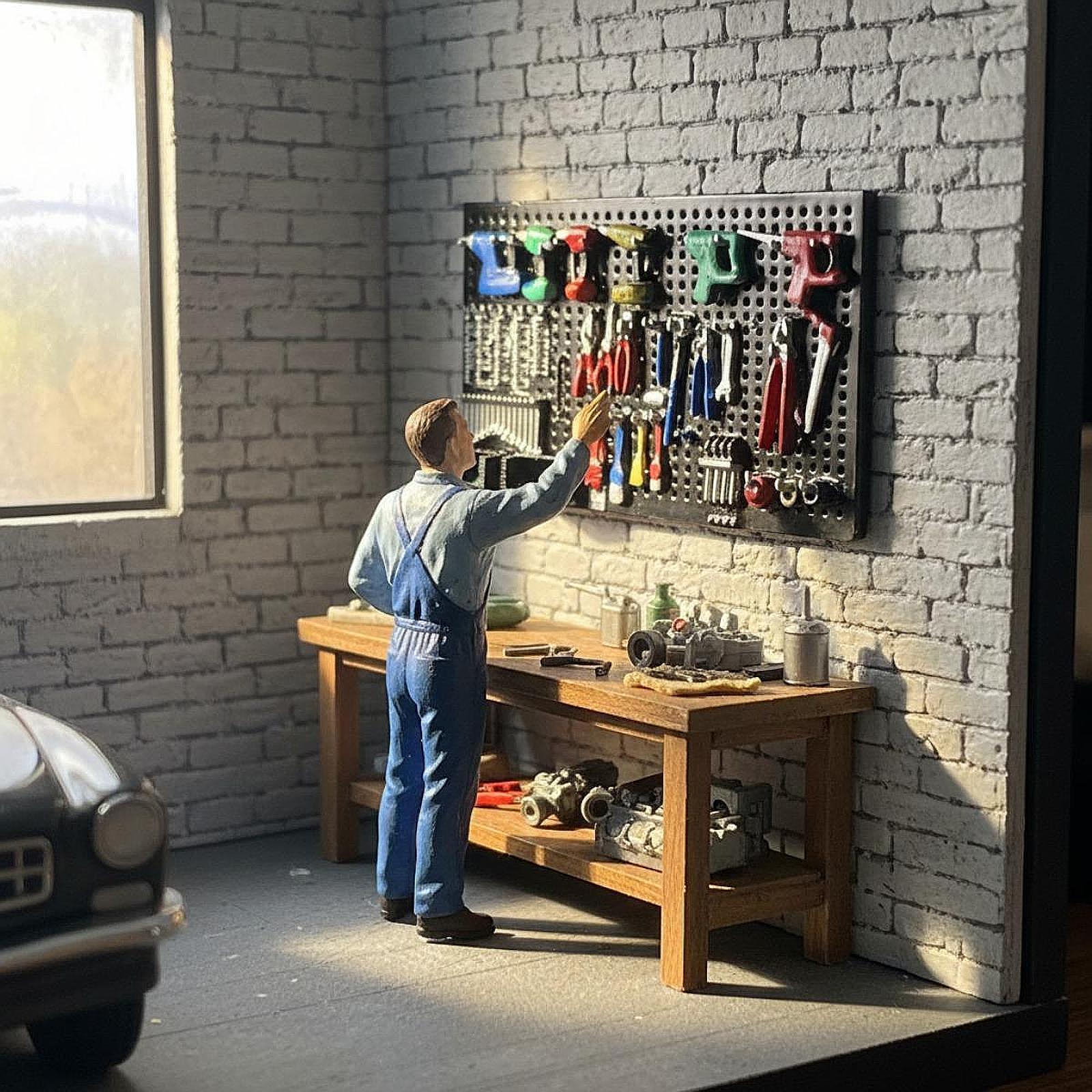 Modelo de Oficina de Reparo Au - Auto Repair Shop Layout avaliação e preço