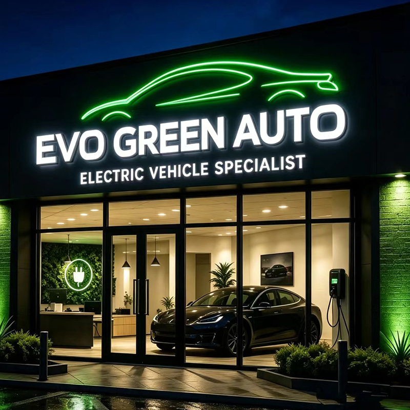 Letreiro Personalizado com LED - Auto Repair Shop Logo Design avaliação e preço