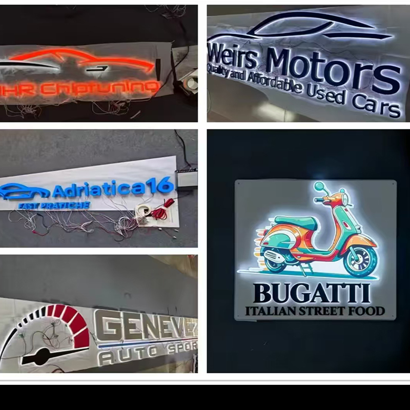 Letreiro Personalizado com LED - Auto Repair Shop Logo Design avaliação e preço